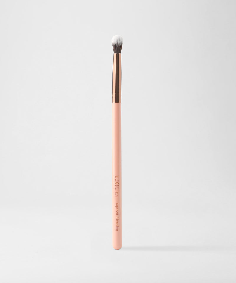 LUXIE 205 Tapered Blending Brush - Rose Gold - LuxieBeauty